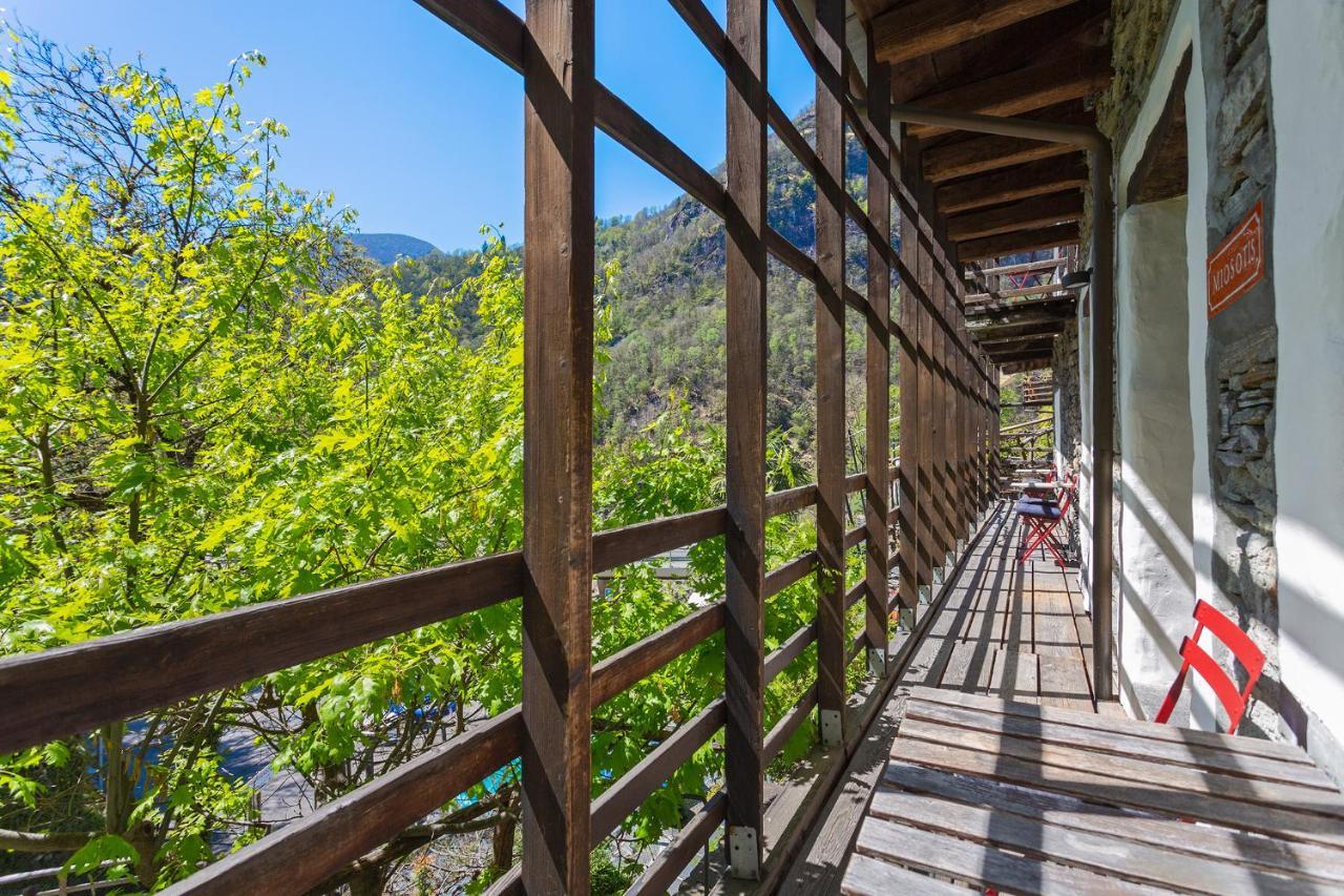 Rustici Della Verzasca Ferien Wohnungen Vogorno Экстерьер фото
